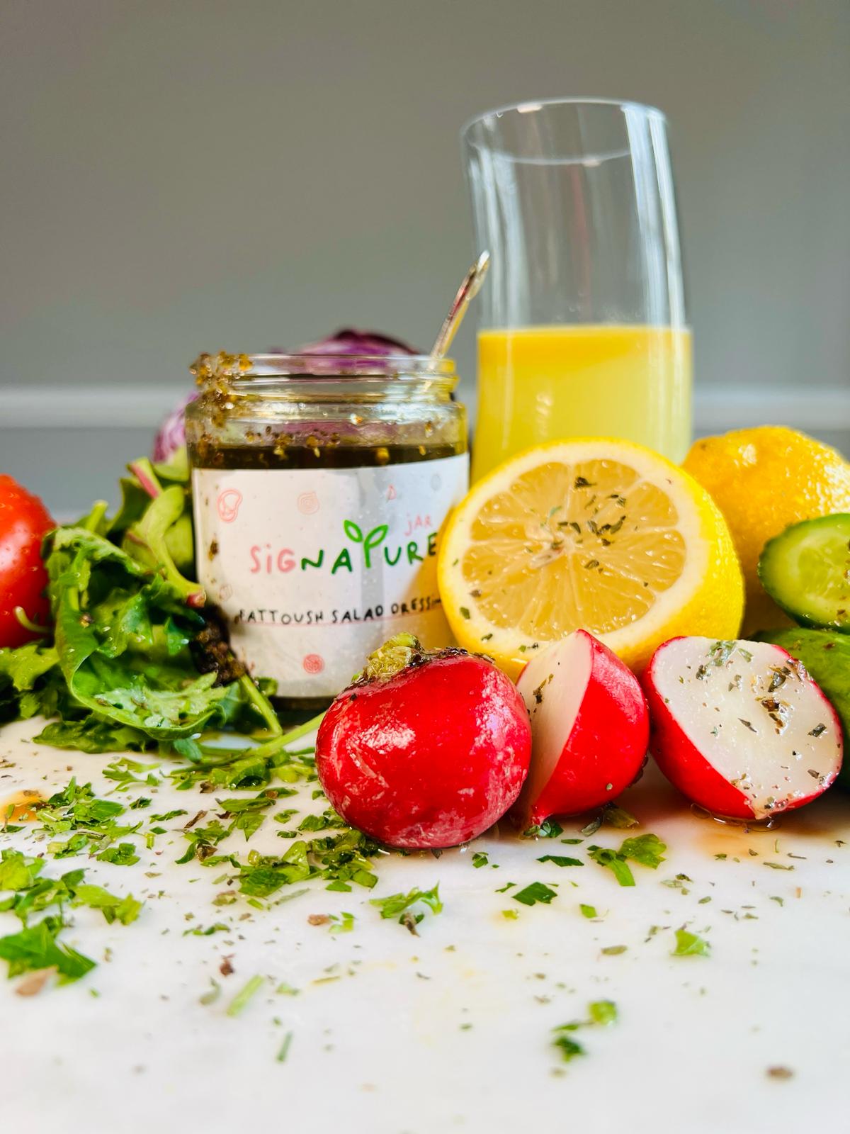Fattoush Salad Dressing – Signature Jar